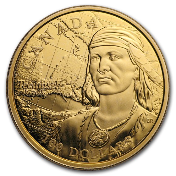 2018 Canada Gold $100 250th Anniversary of the Birth of Tecumseh 2018 Canada Gold $100 250th Anniversary of the Birth of Tecumseh